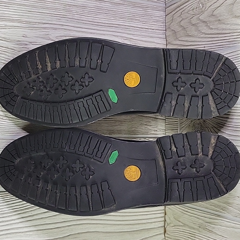 Timberland Black Leather lace Up Oxford Shoes Mens Size 12 - Picture 8 of 14